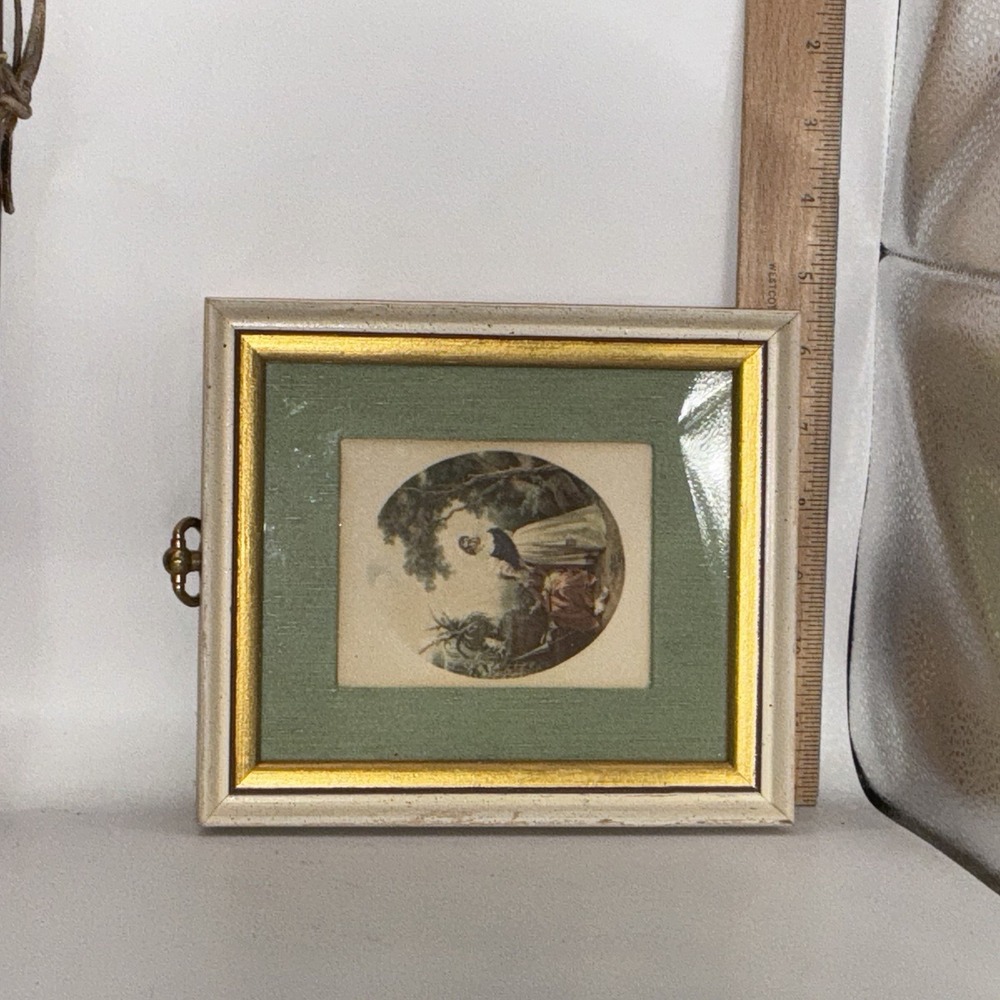 Jean Baptiste-Hilaire The Reading 8 X 7 Picture Green Matting